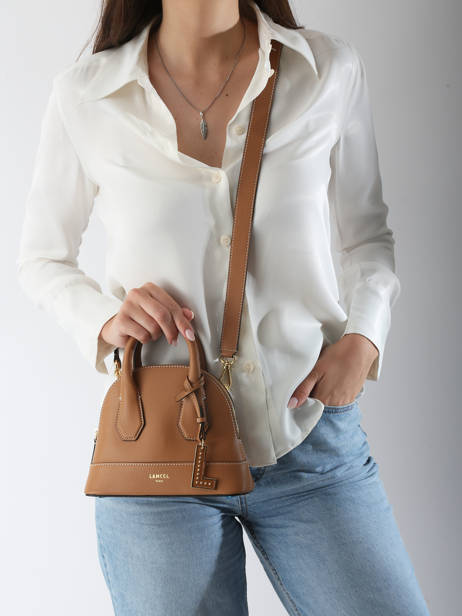 Sac Bandoulière Belleville Cuir Lancel Marron belleville A13735 vue secondaire 1