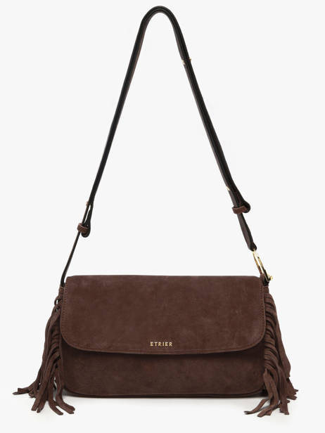 Sac Porté épaule Country Cuir Etrier Marron country ECOU145M