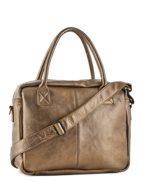 Sac Le Dandy A4 Cuir Paul marius Rose vintage S vue secondaire 3