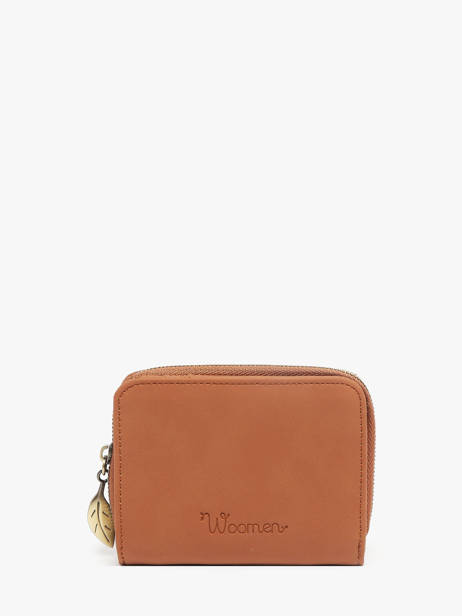 Coin Purse Woomen Brown crocus WCRO95