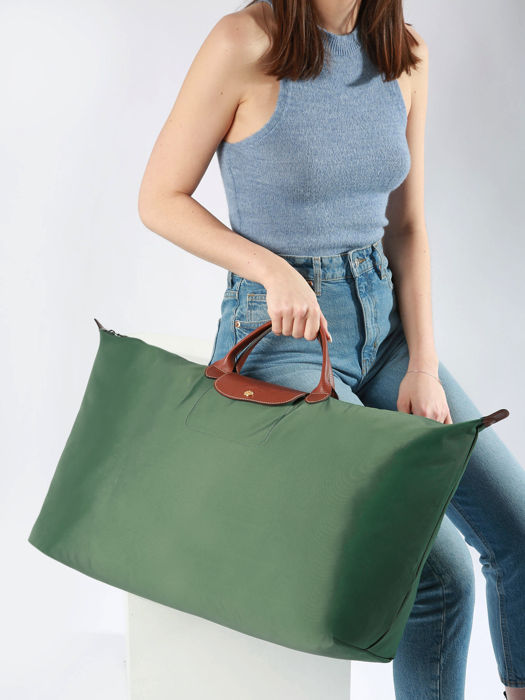 Longchamp Le pliage original Travel bag Green