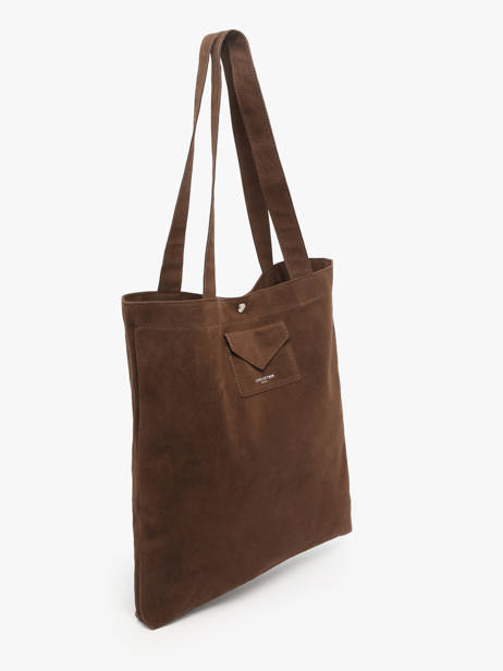Shoulder Bag Suedine Kba Lancaster Brown suedine kba 61 other view 1
