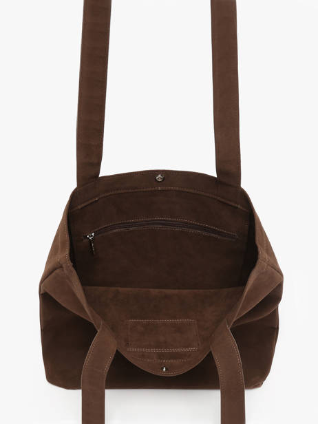 Shoulder Bag Suedine Kba Lancaster Brown suedine kba 61 other view 2