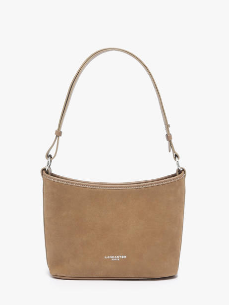 Shoulder Bag Suede Leather Lancaster Beige suede 80