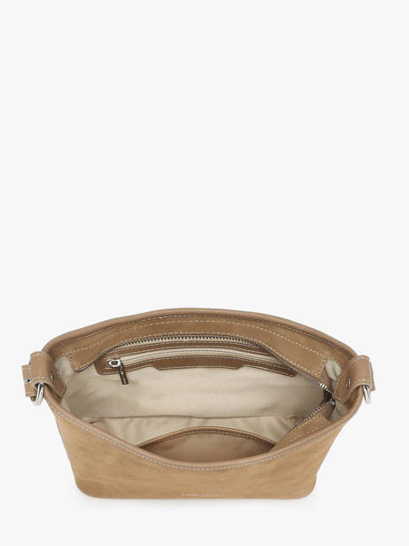 Shoulder Bag Suede Leather Lancaster Beige suede 80 other view 2