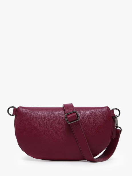 Sac Banane Caviar Cuir Milano Rouge caviar CA23111 vue secondaire 4