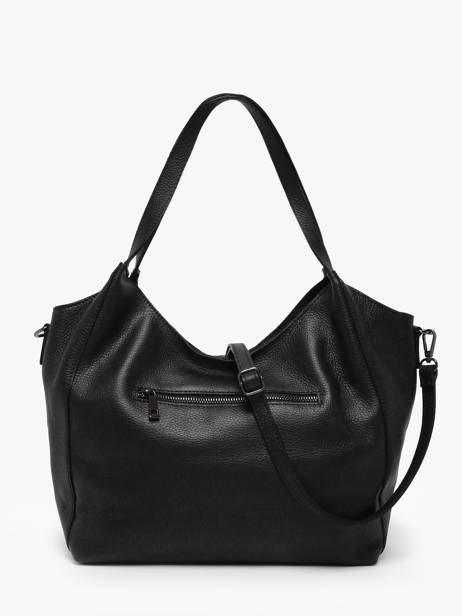 Sac Porté épaule Caviar Cuir Milano Noir caviar CA25061 vue secondaire 4