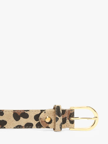 Belt Milano Beige velvet leopardo VL25067 other view 1