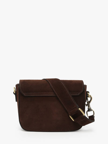 Shoulder Bag Velvet Leather Milano Brown velvet VE260611 other view 3