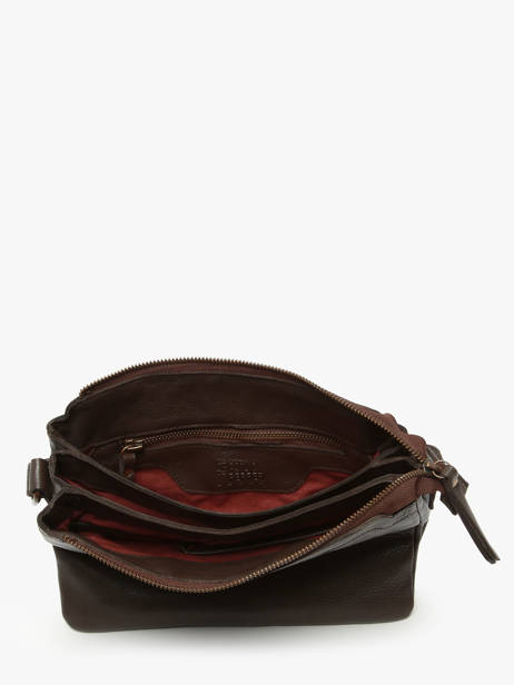 Shoulder Bag Cow Leather Basilic pepper Brown cow BCOW83 other view 2