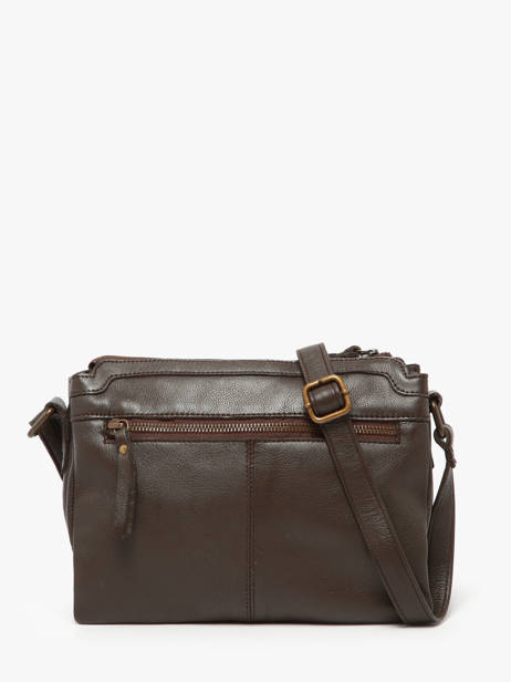 Shoulder Bag Cow Leather Basilic pepper Brown cow BCOW83 other view 3