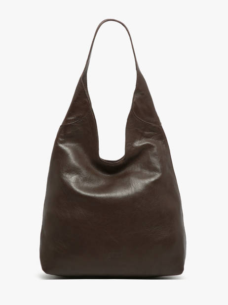 Sac Porté épaule Cow Cuir Basilic pepper Marron cow BCOW2M vue secondaire 3