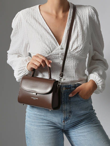 Sac Bandoulière S Suave Cuir Lancaster Marron suave even 16 vue secondaire 1