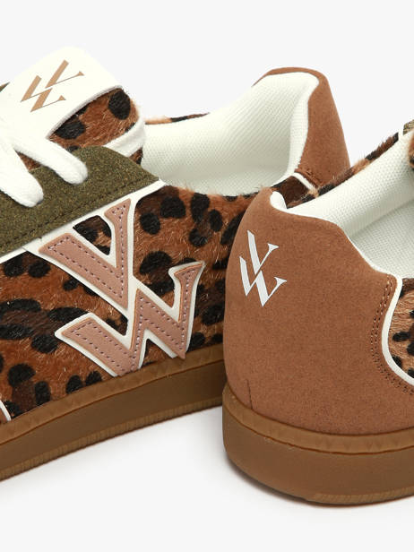 Sneakers Vanessa wu Brown women BK2806NR other view 2