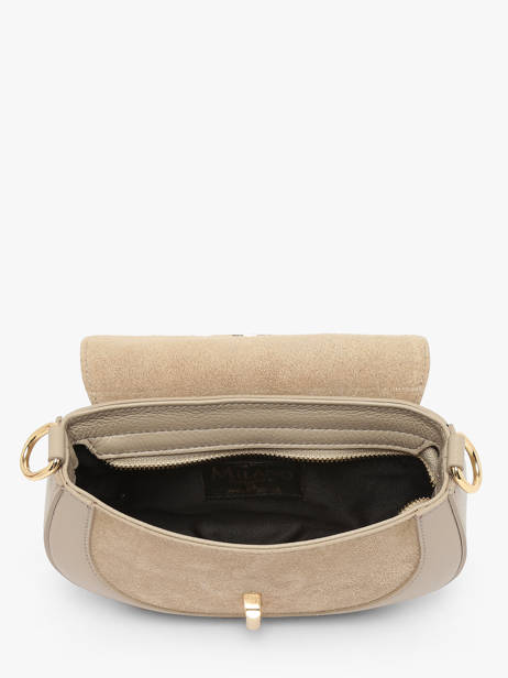 Shoulder Bag Velvet Caviar Leather Milano Beige velvet caviar VC25068 other view 3
