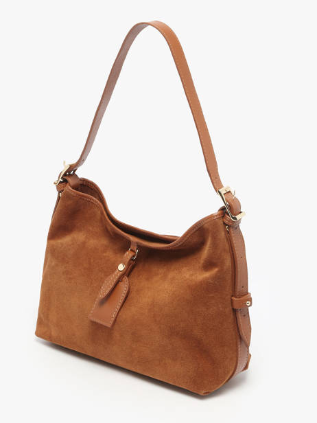 Shoulder Bag Velvet Caviar Leather Milano Orange velvet caviar VC250610 other view 1