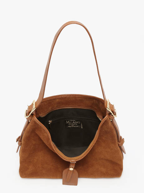 Shoulder Bag Velvet Caviar Leather Milano Orange velvet caviar VC250610 other view 2