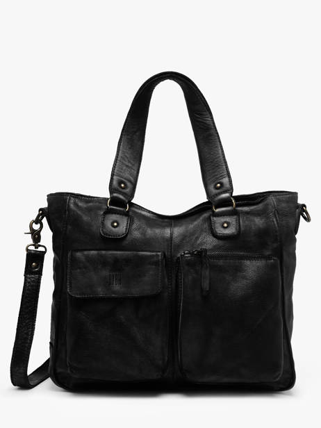 Sac Porté épaule Heritage Cuir Biba Noir heritage KEO2L
