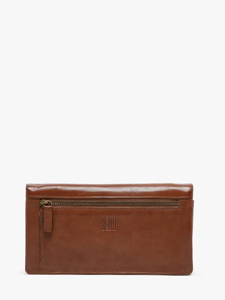 Portefeuille Cuir Biba Marron wallet VET2L vue secondaire 2