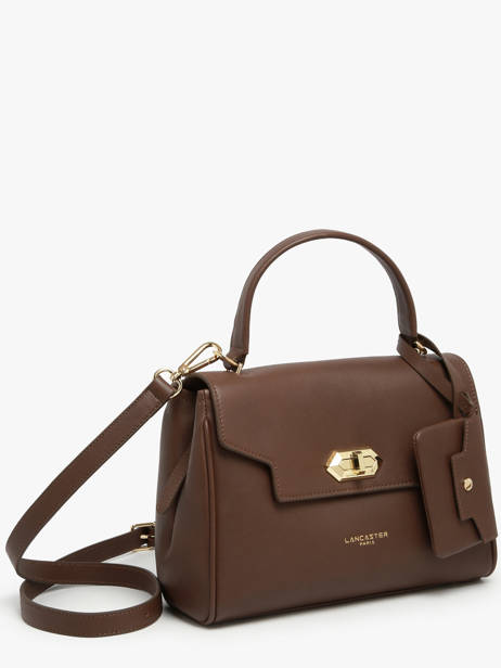 Sac Porté Main Mademoiselle Grace Cuir Lancaster Marron mademoiselle grace 102 vue secondaire 2