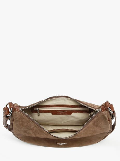 Sac Porté épaule Suede Cuir Lancaster Marron suede 82 vue secondaire 3