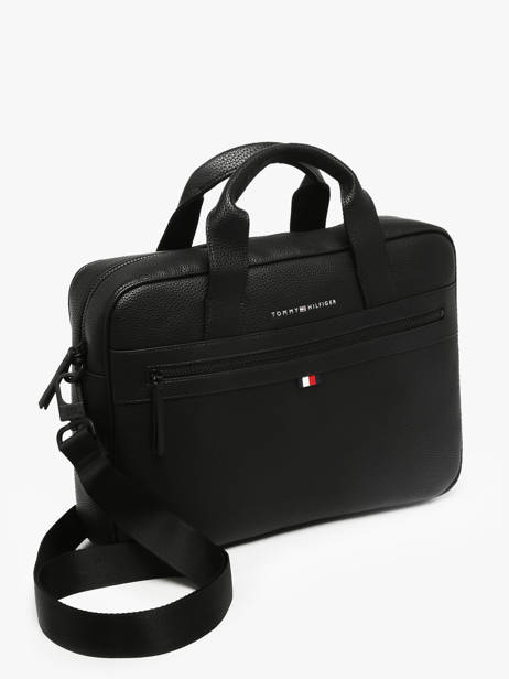 Porte Documents Essentiel Pc15'' Tommy hilfiger Noir essentiel AM09507 vue secondaire 2