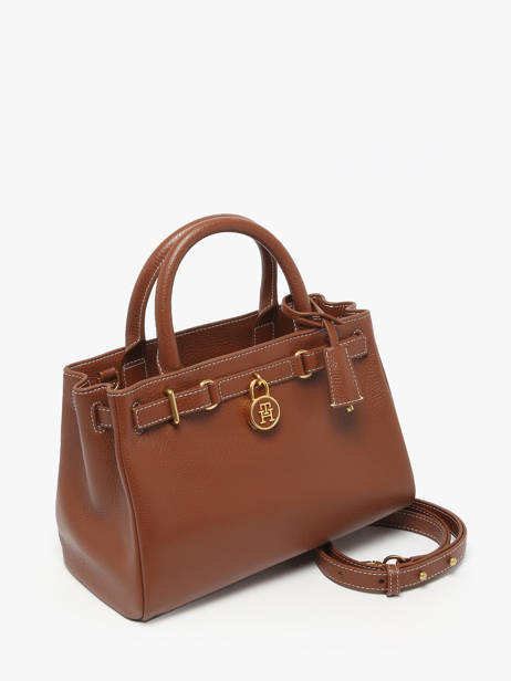 Sac Porté Main American Icon Cuir Tommy hilfiger Marron american icon AW17926 vue secondaire 2