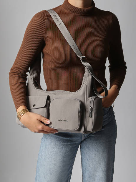 Sac Bandoulière Basic Pocket Basic Pocket Lancaster Gris basic pocket 92 vue secondaire 1