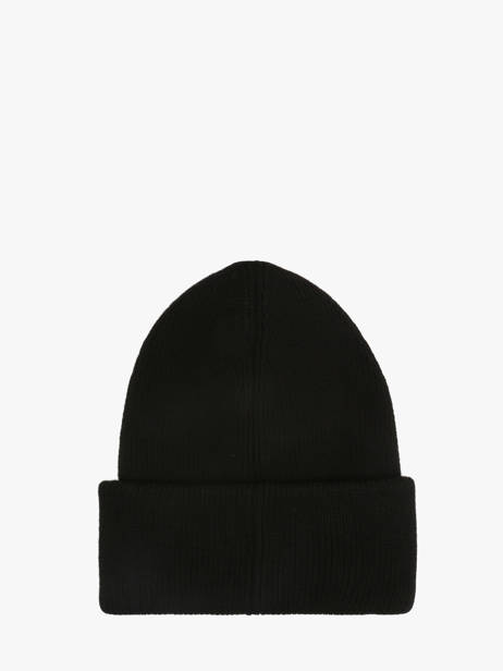 Bonnet Tommy hilfiger Noir linear AM13666 vue secondaire 2