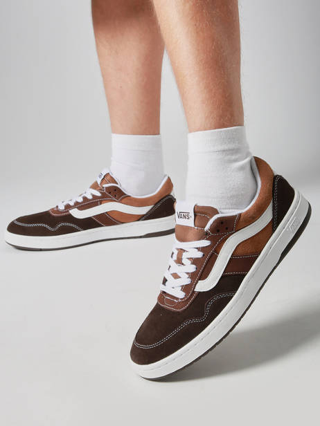 Sneakers En Cuir Vans Marron men D6S3N11 vue secondaire 1