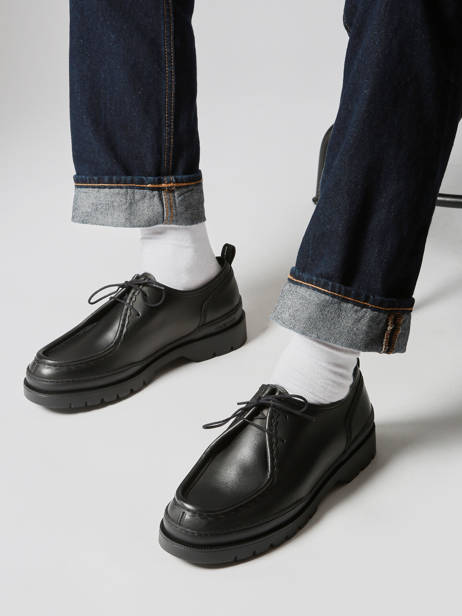 Chaussures Derbies En Cuir Kleman Noir men MAJOR vue secondaire 1