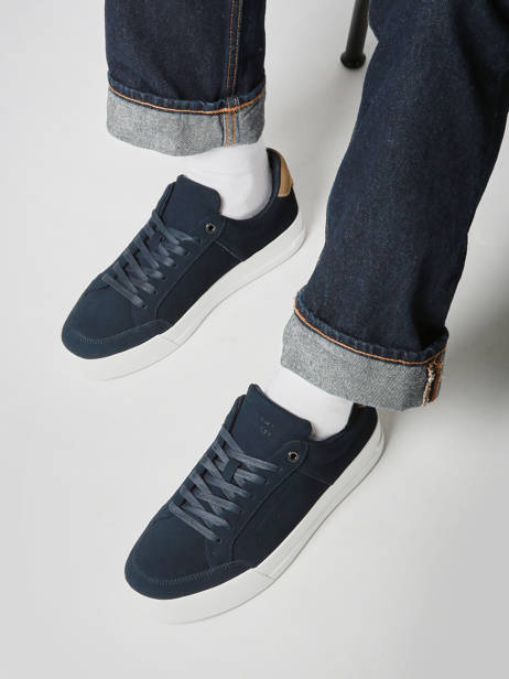 Sneakers En Cuir Tommy hilfiger Bleu men 5517DW5 vue secondaire 1