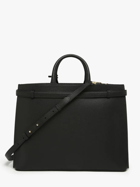 Cabas Faubourg Cuir Lancel Noir faubourg A13792 vue secondaire 4