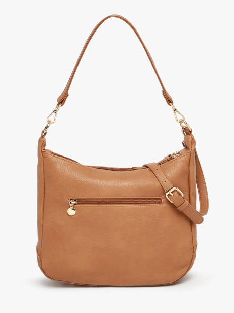 Sac Porté épaule Zip Lulu castagnette Marron zip ZAHED vue secondaire 4