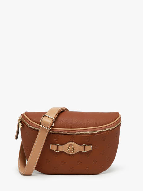 Sac Banane Lulu castagnette Marron embossed YUTH