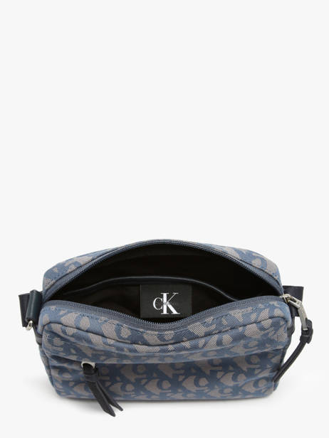 Sac Bandoulière Unstructured Polyester Recyclé Calvin klein jeans Bleu unstructured 4G3175G vue secondaire 2