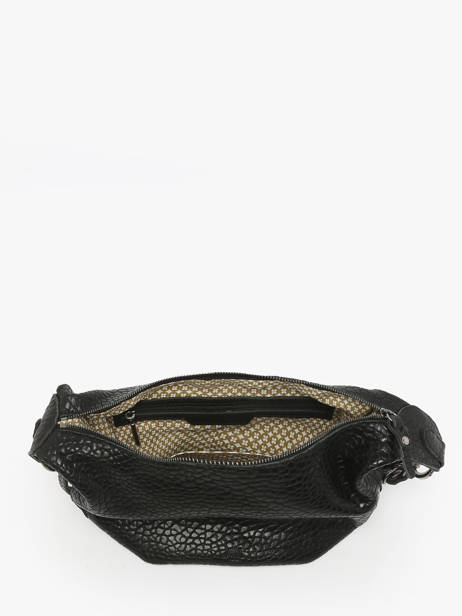 Sac Bandoulière Vintage Cuir Mila louise Noir vintage 3485E vue secondaire 3