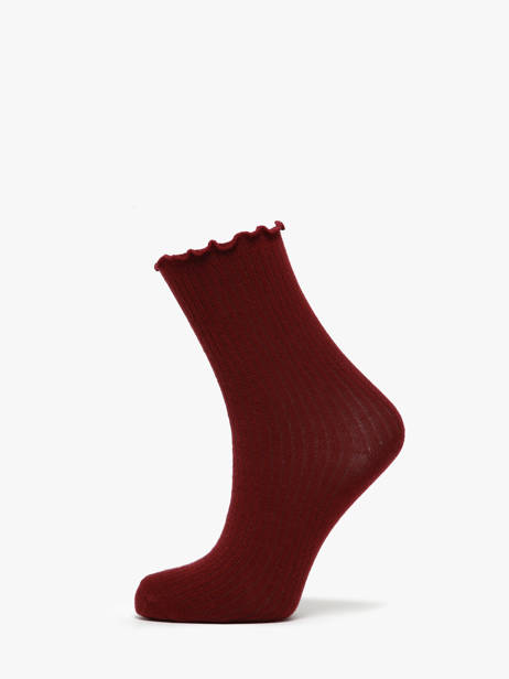 Chaussettes Pieces Rouge socks women 17149458