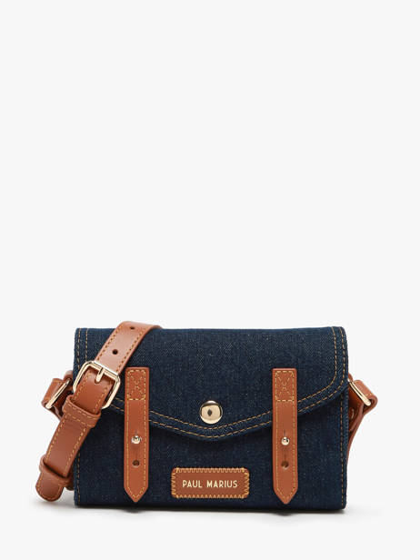 Sac Le Mini Indispensable Denim Brut Paul marius Bleu denim brut MINIDEB