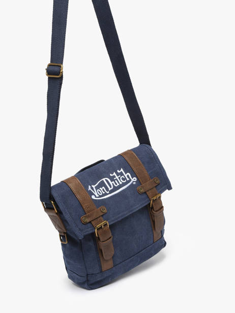 Sac Messenger Nark Von dutch Bleu bags NARK vue secondaire 1