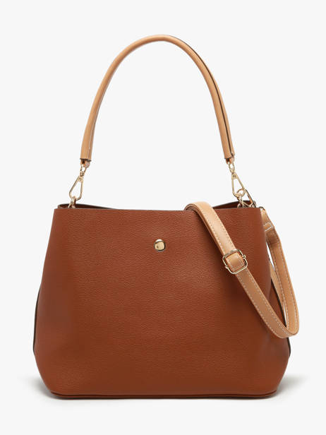 Sac Porté épaule Embossed Lulu castagnette Marron embossed YOUSRA vue secondaire 4