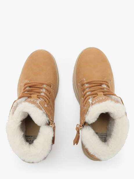 Bottines à Talon En Cuir Palladium Marron women 99527254 vue secondaire 4