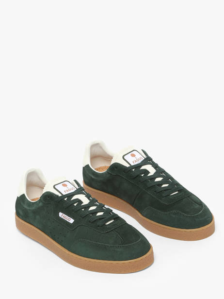 Sneakers En Cuir Faguo Vert men 24CG0211 vue secondaire 1