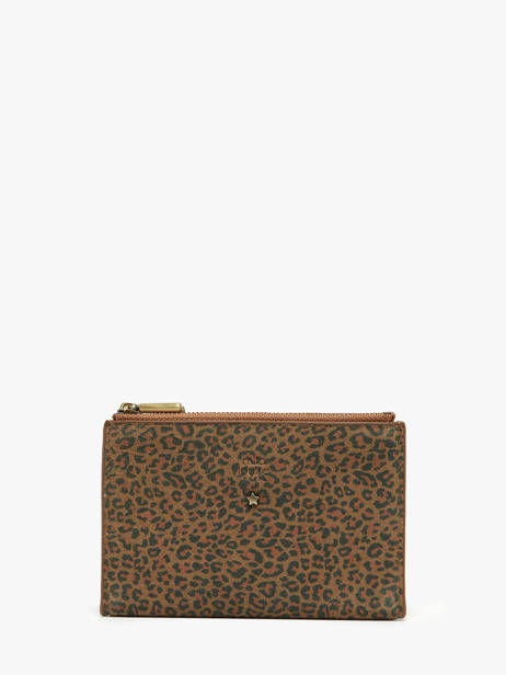 Portefeuille Cuir Mila louise Marron vintage 3576PA