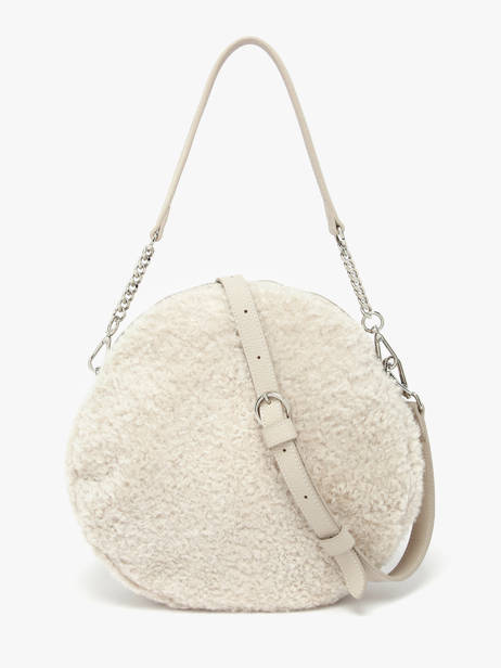 Sac Porté épaule Anna Winter Mouton Et Cuir Nathan baume Beige nathan S vue secondaire 4