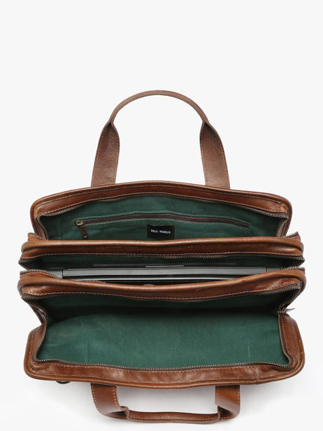 Porte Documents Leconquérant Paul marius Marron vintage CONQUERA vue secondaire 2