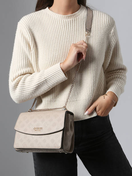 Sac Bandoulière Phoebe Polyester Recyclé Guess Beige phoebe PD966521 vue secondaire 1