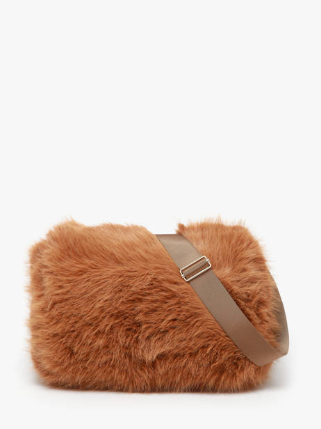 Sac Bandoulière Doudou Polyester Le voyage en panier Marron doudou AHP266 vue secondaire 5