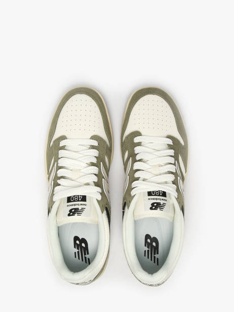 Sneakers En Cuir New balance Vert boy BB480PEO vue secondaire 3