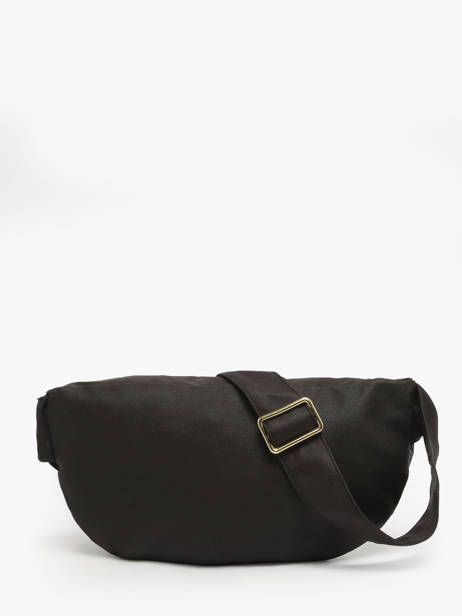 Le Sac Banane Orsel Waxed Rivedroite Noir waxed ORSELWAX vue secondaire 4